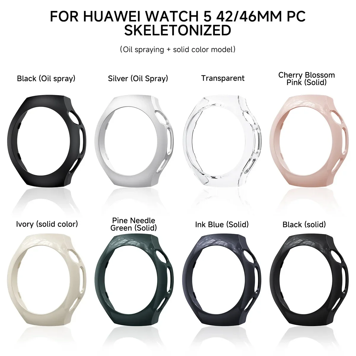 Durable Protective Case for Huawei Watch GT 5 - Anti-Scratch Hard Shell Cover