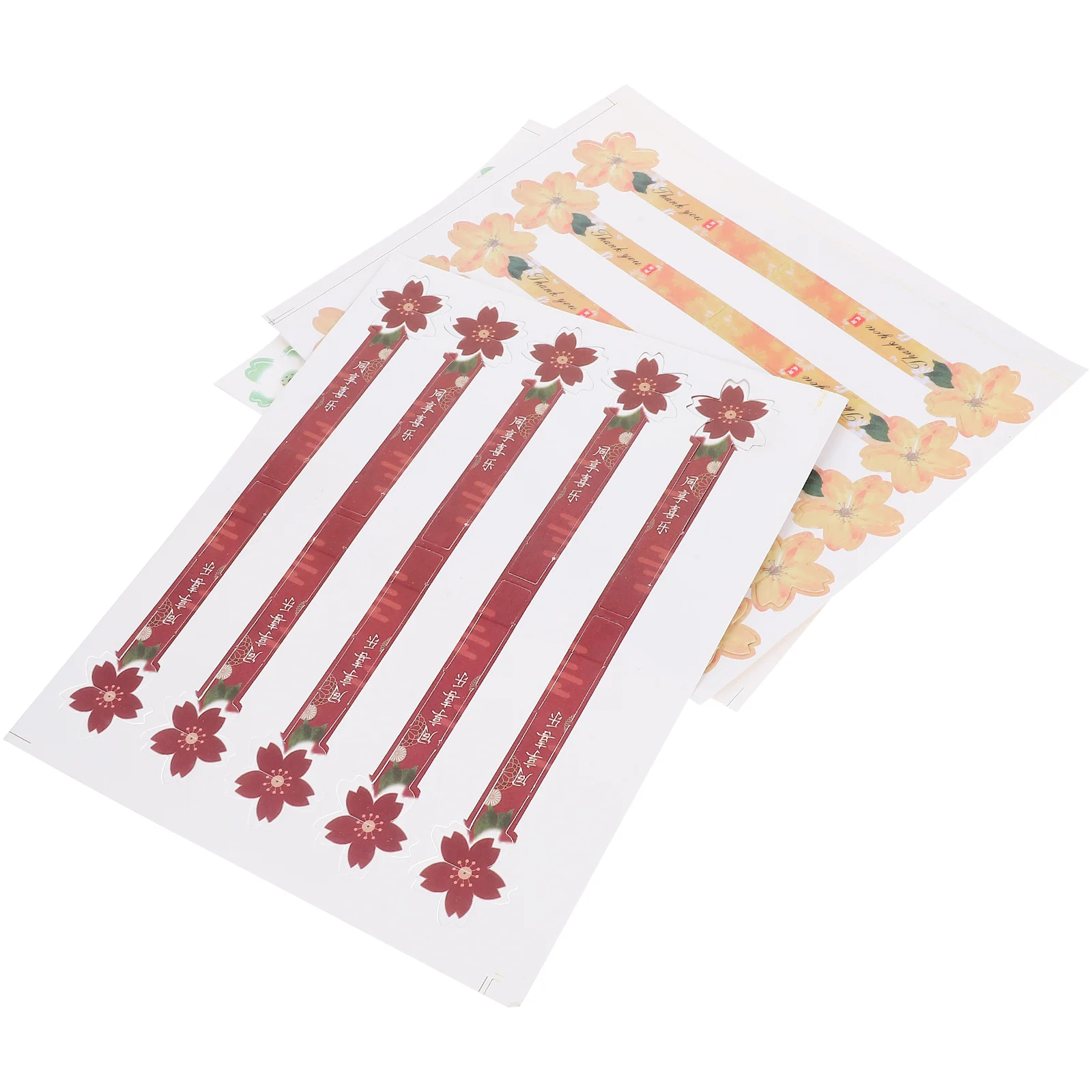 30 Sheets Sealing Stickers DIY Decals Gift Decorative Label Cake Box Labels White Card Envelope Pastry Packaging