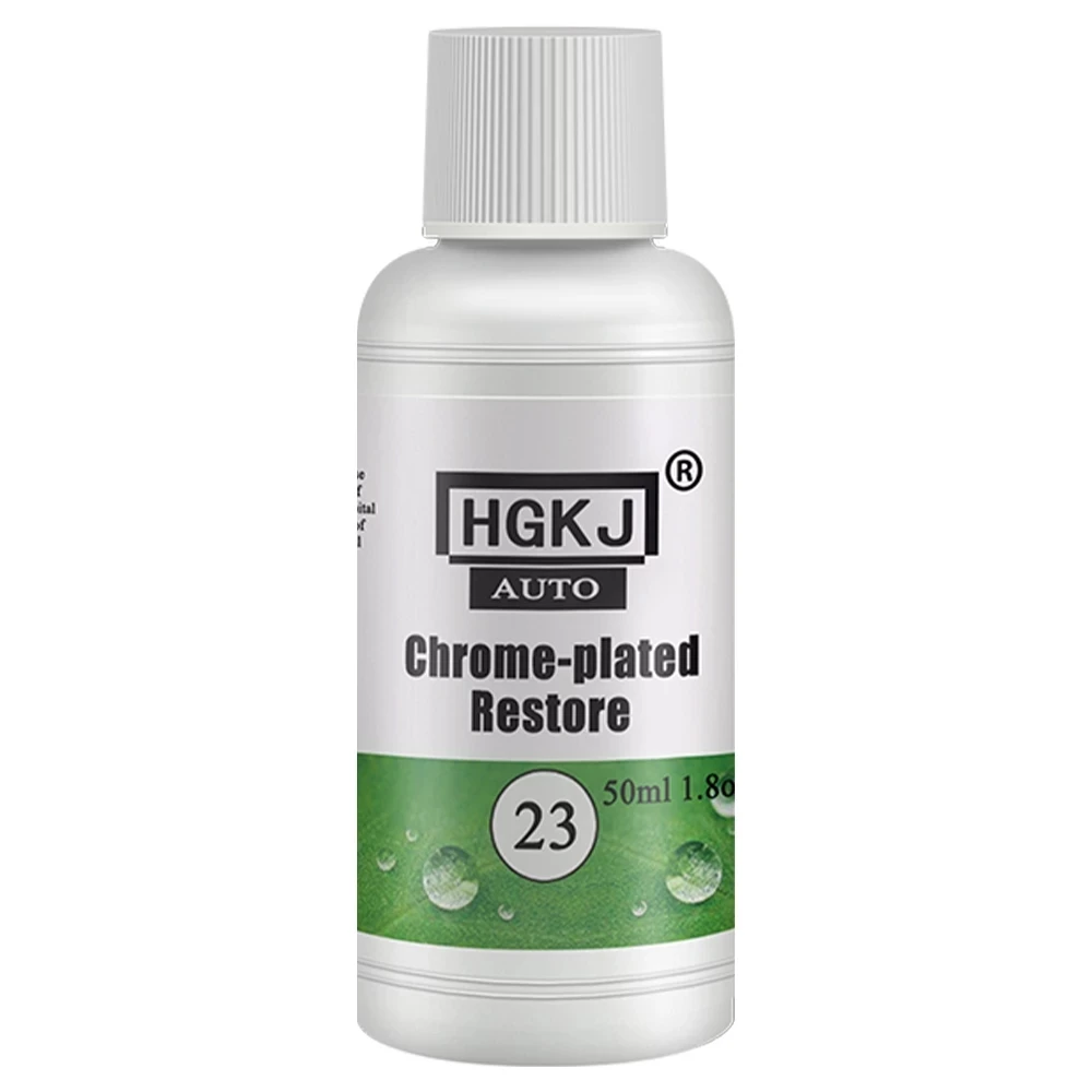 Rust Remover Spray 1Pc 50Ml Chrome Plate Retreading Agent Car Rust removal Spray Cleaner Chrome Refurbishment Polishing Tool Car Care