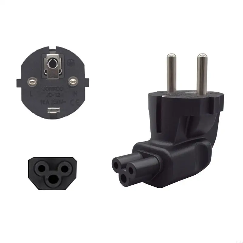 2PCS EU 세트 EU 4.8mm IEC320 C5 랩톱 프린터 노트북 용 어댑터 변환기 193a