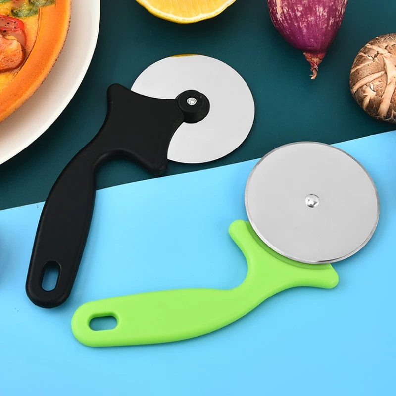 Stainless Steel Pizza Cutters Pastry Roller Cutter Pizza Knife Cookie Cake Roller Wheel Scissor Bakeware Kitchen Accessories