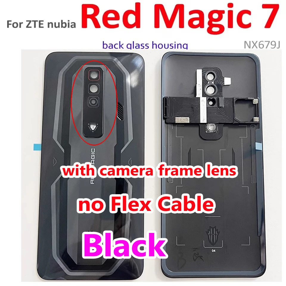 Best AAA+ Back Glass Cover Battery Housing For ZTE Nubia Red Magic