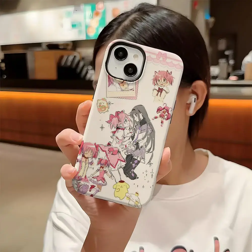 マギ 魔法少女まどか☆マギカ スマホケース ハードPC iPhone 16 Pro