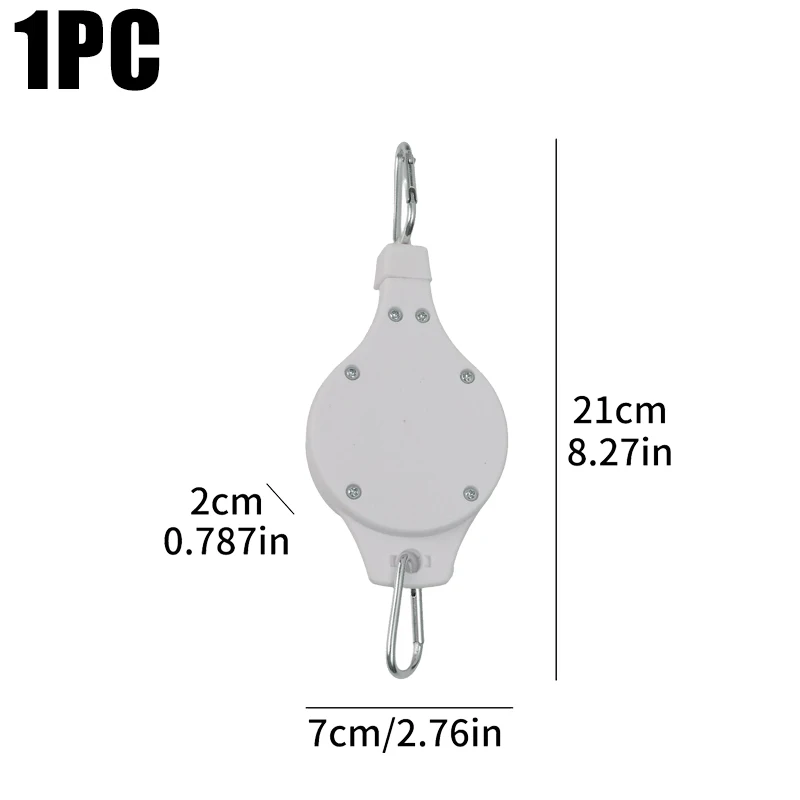 Retractable Heavy Duty Outdoor Plant and Flower Pot Hanger