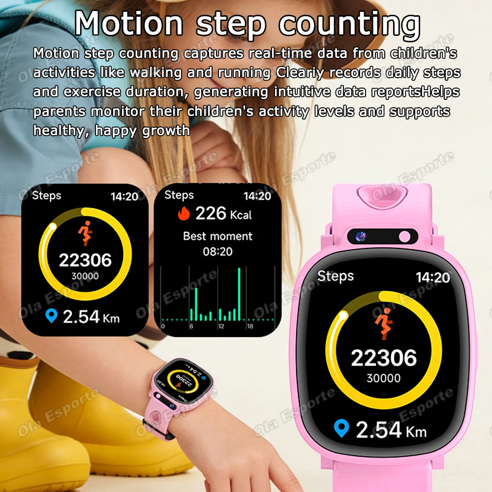 New 2026 Hot Flashlight Smart Watch for Children 18 Games Camera Control Take Photo Stopwatch Calculator Kids Watch Holiday Gift