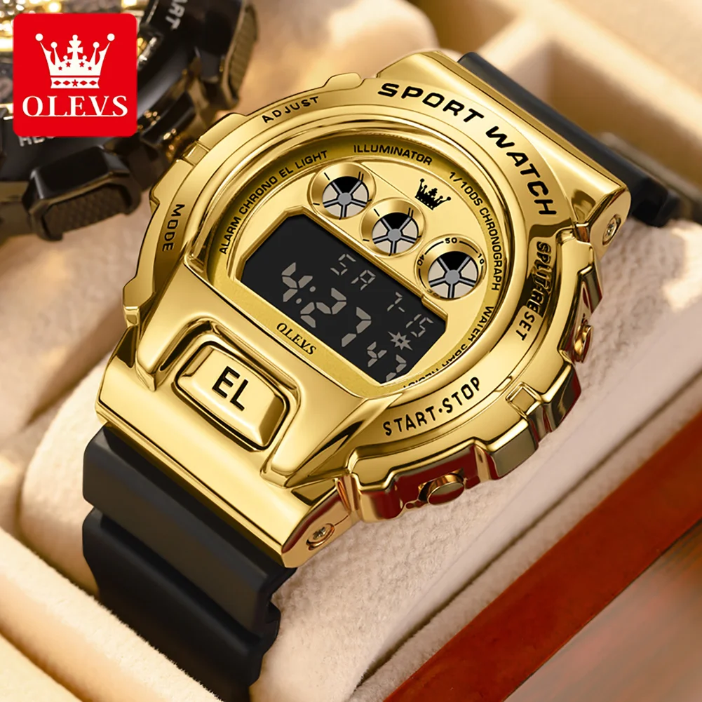 Olevs 2022 New Top Brands Luxury Watch For Man Electronic Waterproof