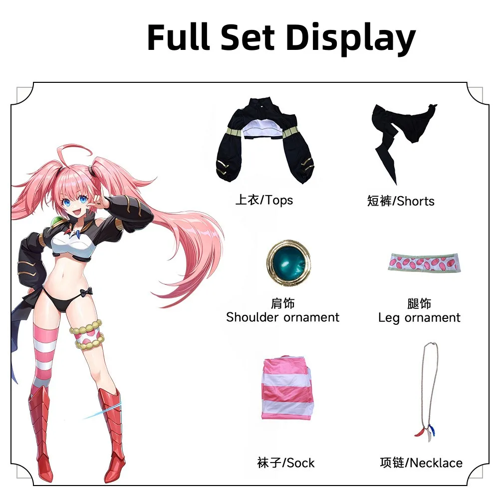 HEROES EVOLVED: Milim Nava | Demon Lord Costume Cosplay Set 33 That Time I Got Reincarnated as a Slime Milim Nava Demon Lord Costume
