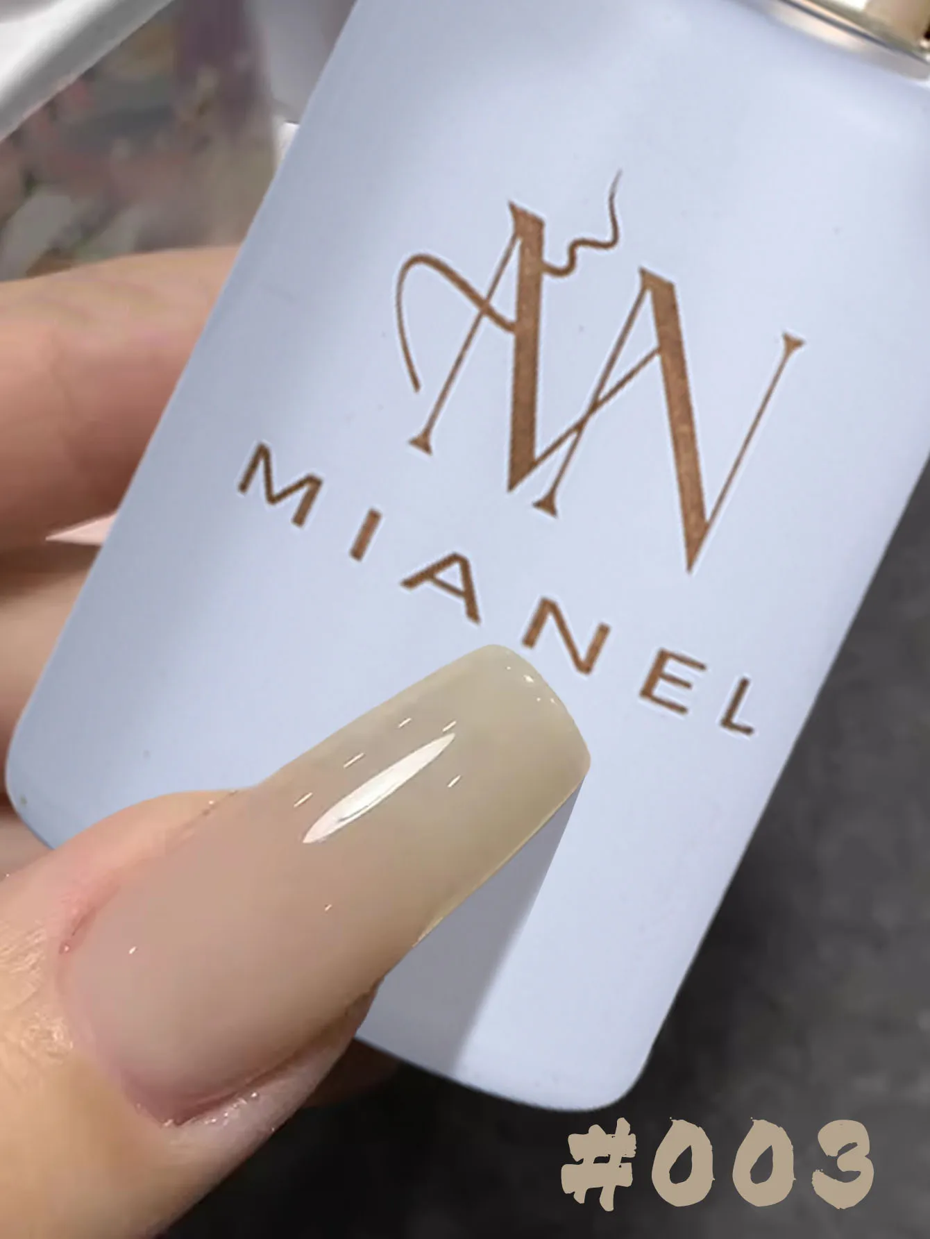 MIANEL 12ML Sommer Grüne Nägel Mint Mambo Jelly Gel Nagellack 2026 Neue Eisklare Milchig Blaugrüne Serie Gel-Lack – Detail 13