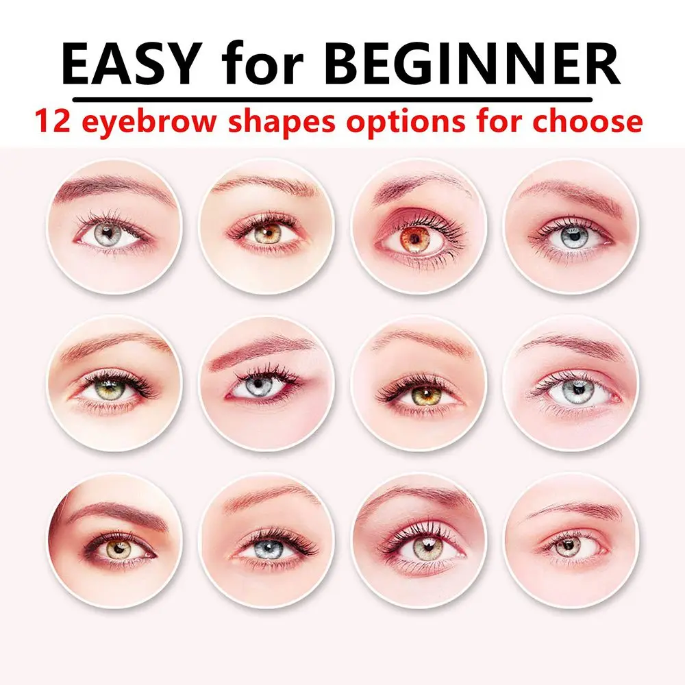 Eyebrow Shaper Kit Eyebrow Stencil Tool 14 Pcs/set