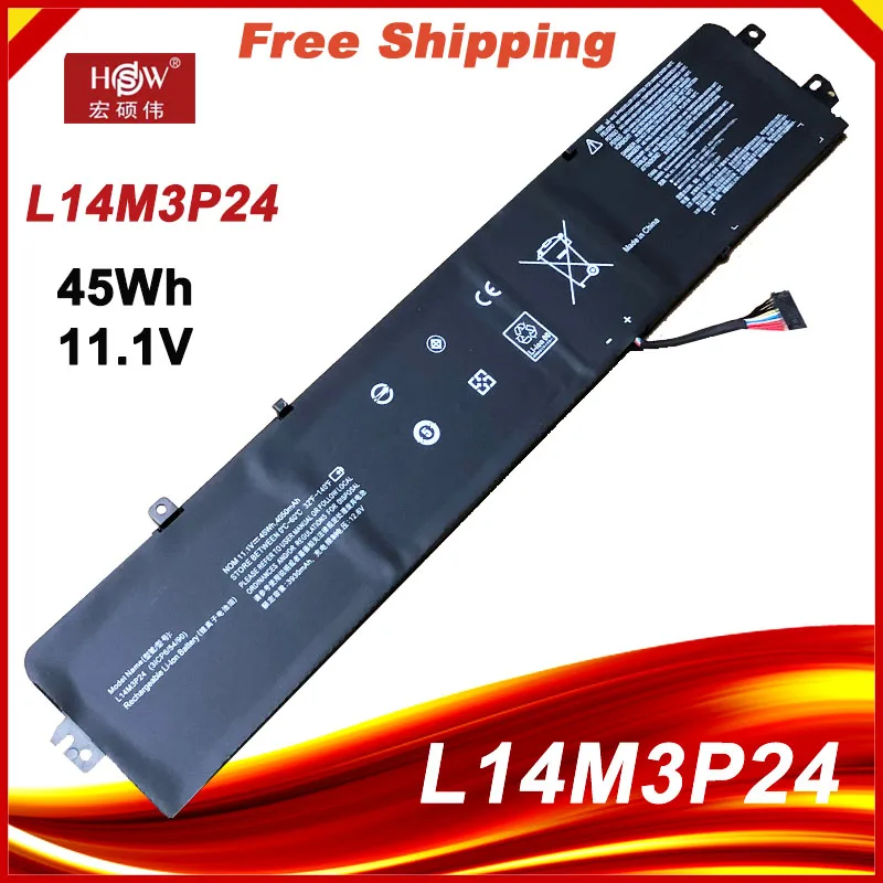 

L14M3P24 battery for Lenovo Ideapad Y700-14ISK Y520-15IKBN 700-15ISK