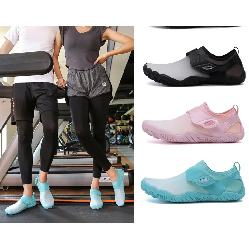 

Indoor Fitness Shoes Couples Treadmill Sports Jump Rope Shoes Shock Absorbing Outdoor Beach Swimming Quick Drying Shoes Running