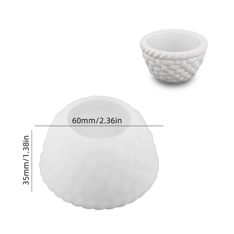 Set Di Stampi In Silicone Per Candele A Forma Di Casa, Portacandele Fai Da Te, Riutilizzabili, Per Resina E Gesso