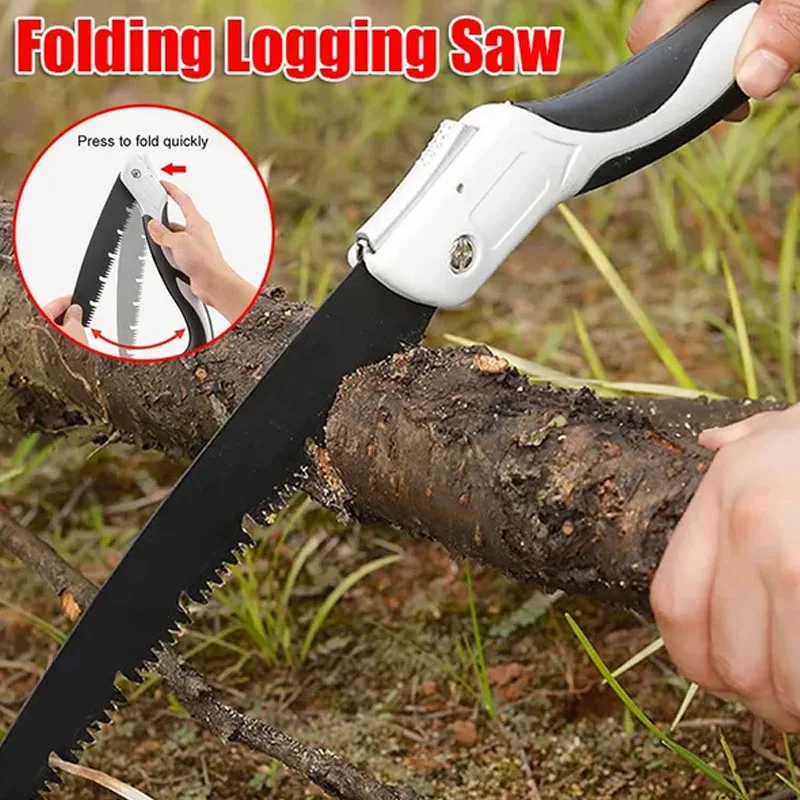 Folding Saw Gardening Pruner Tree Trimmer Folding Hand Saw Dry Wood Pruning Cutting Tool for Woodworking Manual