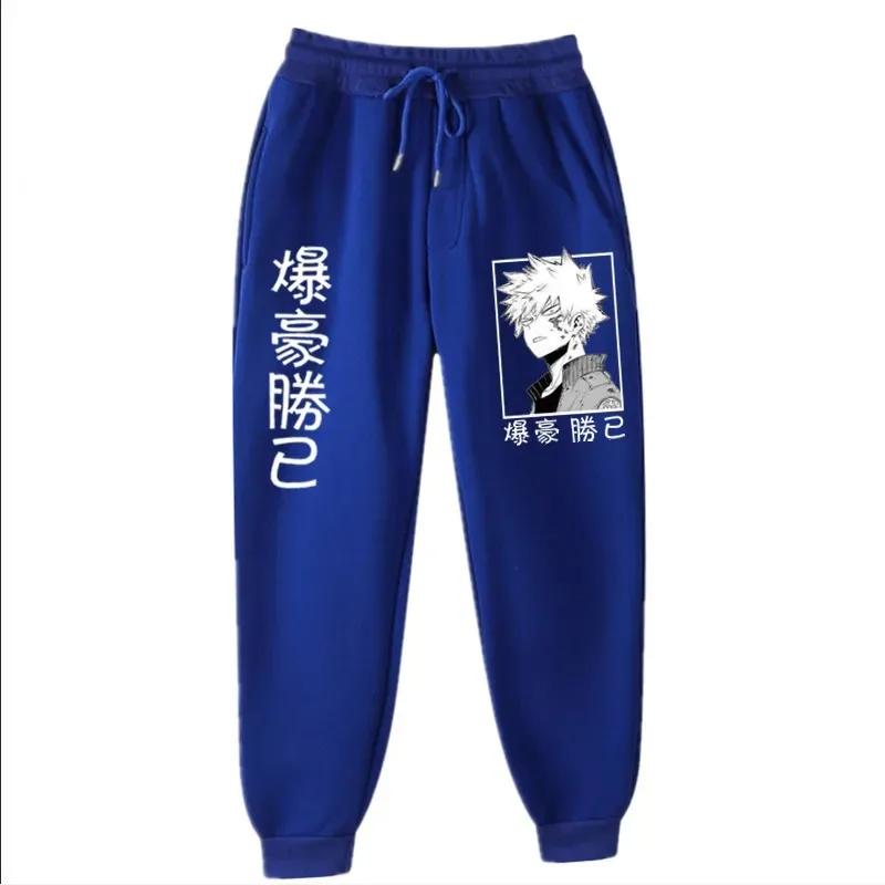 Hot Selling Men's Casual Trousers Japanese Anime My Hero Academia Katsuki Bakugo Harajuku Men's Pants  Jogging Sweatpants S-3XL 2