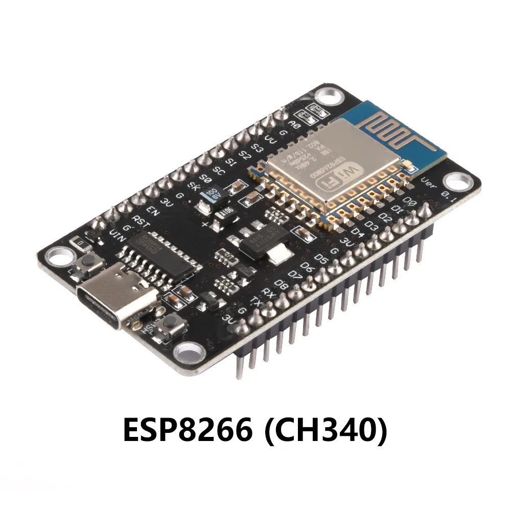 

Модуль Wi-Fi с последовательным портом ESP8266 для NodeMCU Lua V3, плата для развития Интернета вещей, TYPE-C интерфейс CH340