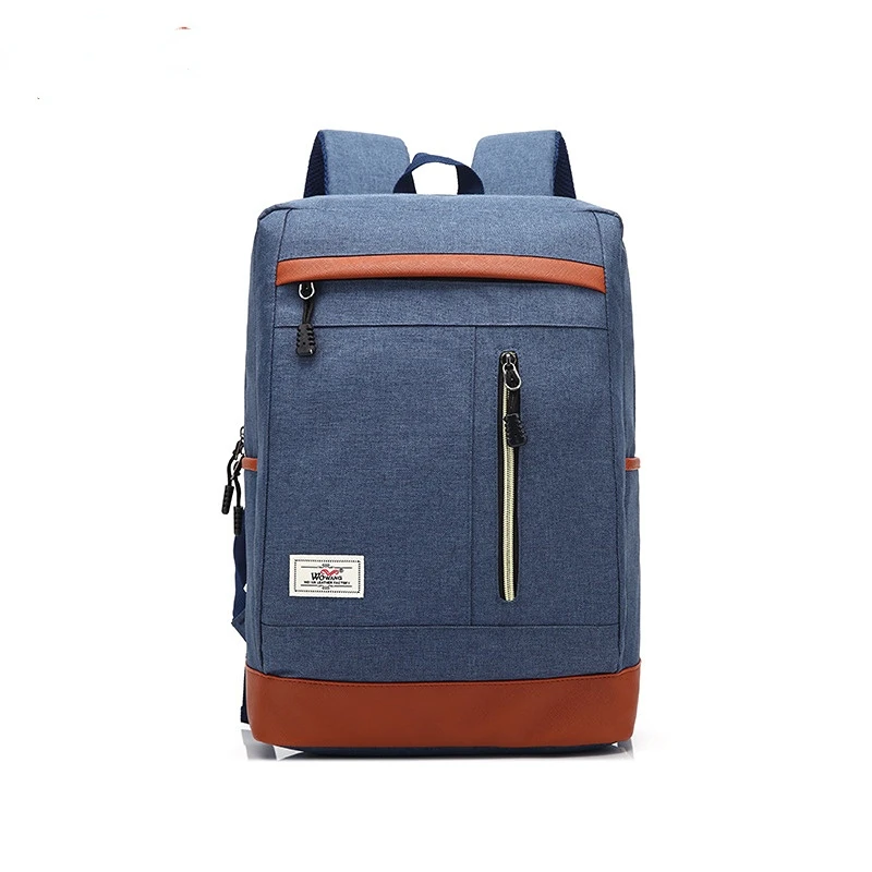 New Leisure Men's and Women's Backpack Nylon Waterproof Middle School Student Computer Bag Outdoor Sports Travel Bag Schoolbag