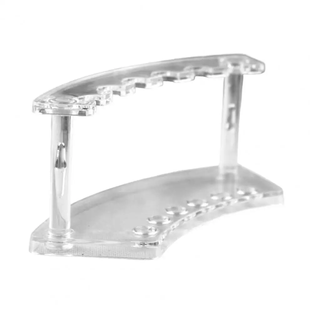 Pen Display Stand 6 Positions for Multifunctional Stable Transparent Pen Holder Makeup Brush Rack Organizer for Shop