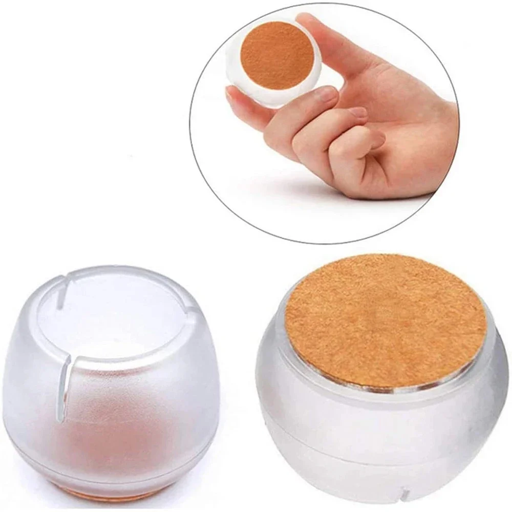 32pcs Round rubber Chair Leg Caps Bottom Non-Slip Cups sofa Table Foot Floor Protector Pads Pipe Plugs for Furniture Feet