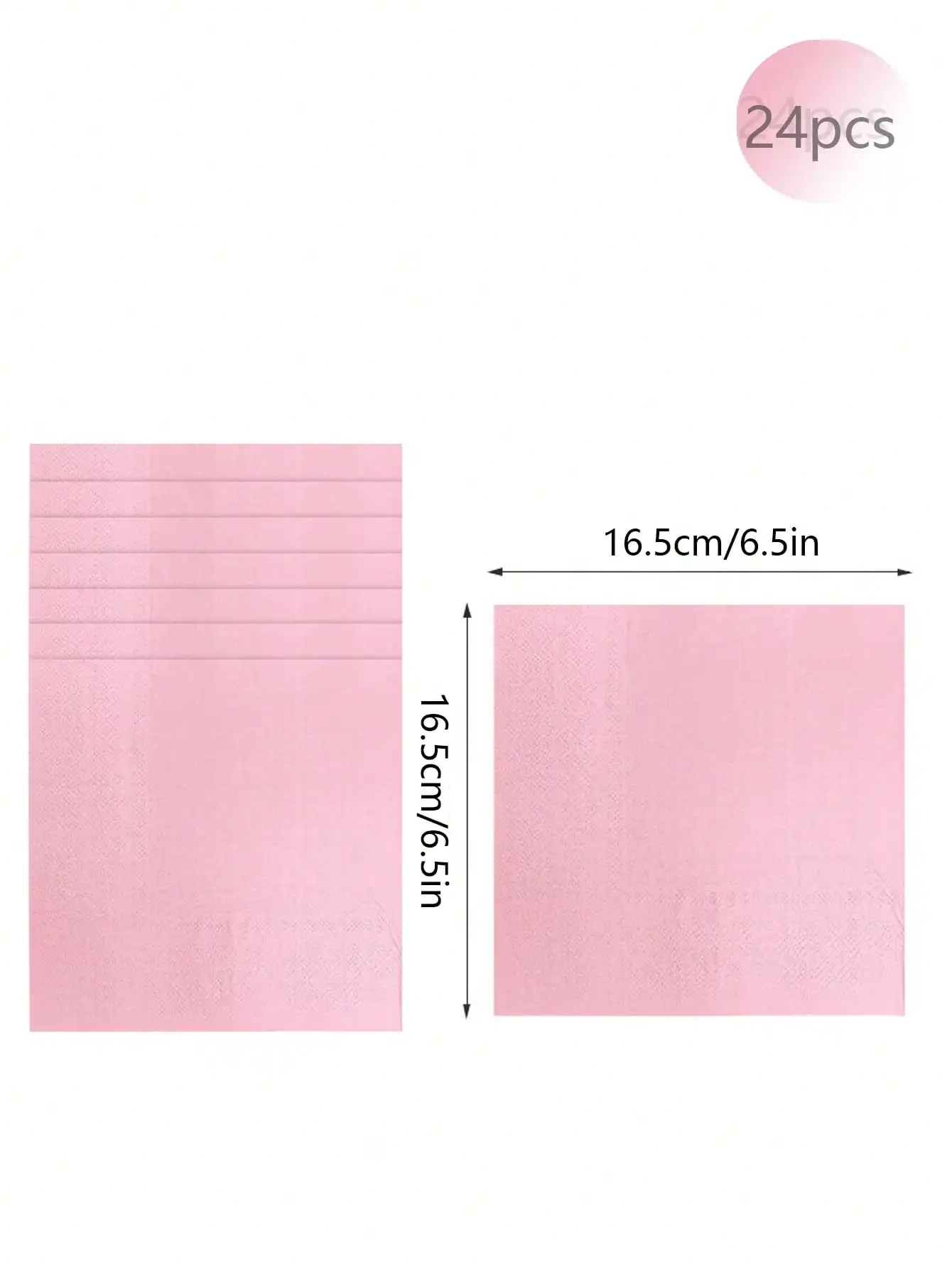 Pink Party Supplies Set - Disposable Plates Spoons Forks Knives
