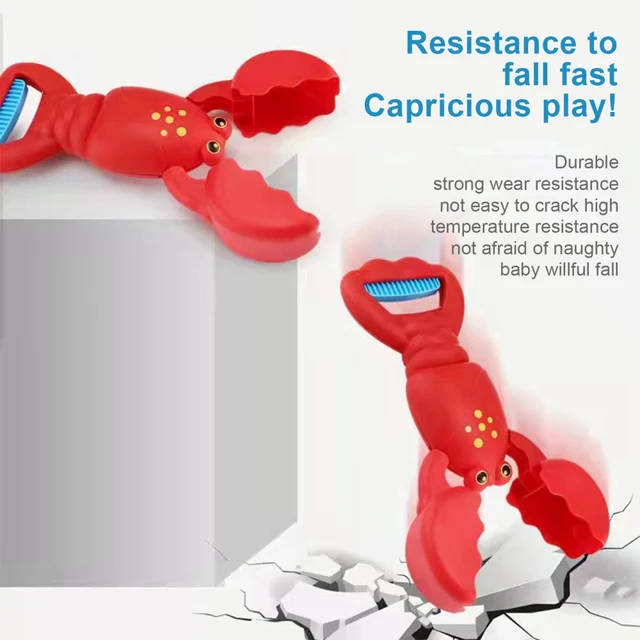 R Kids Entainment Toy Lobster Lobsters Claw Hand Grabbe Beach Toys Pliers Children Durable Party Favors Gift Sand Gripper 3