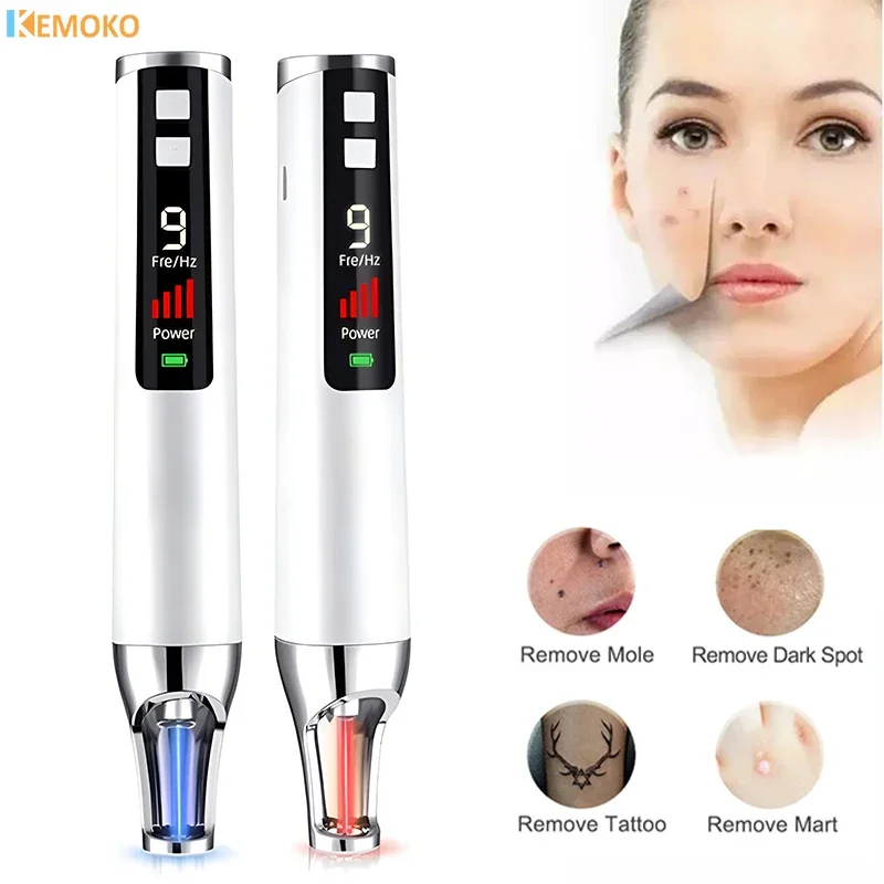 9 Level Laser Pen Tattoo Remove Mole Freckle Scar Removal Blue Light Therapy Dark Spot Pigment Removal Beauty Skin Instrument