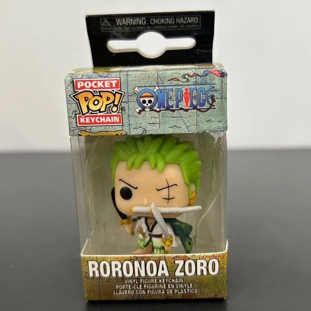 Keychain: ONE PIECE Zoro Mini-Figurine Figurine en Vinyle à