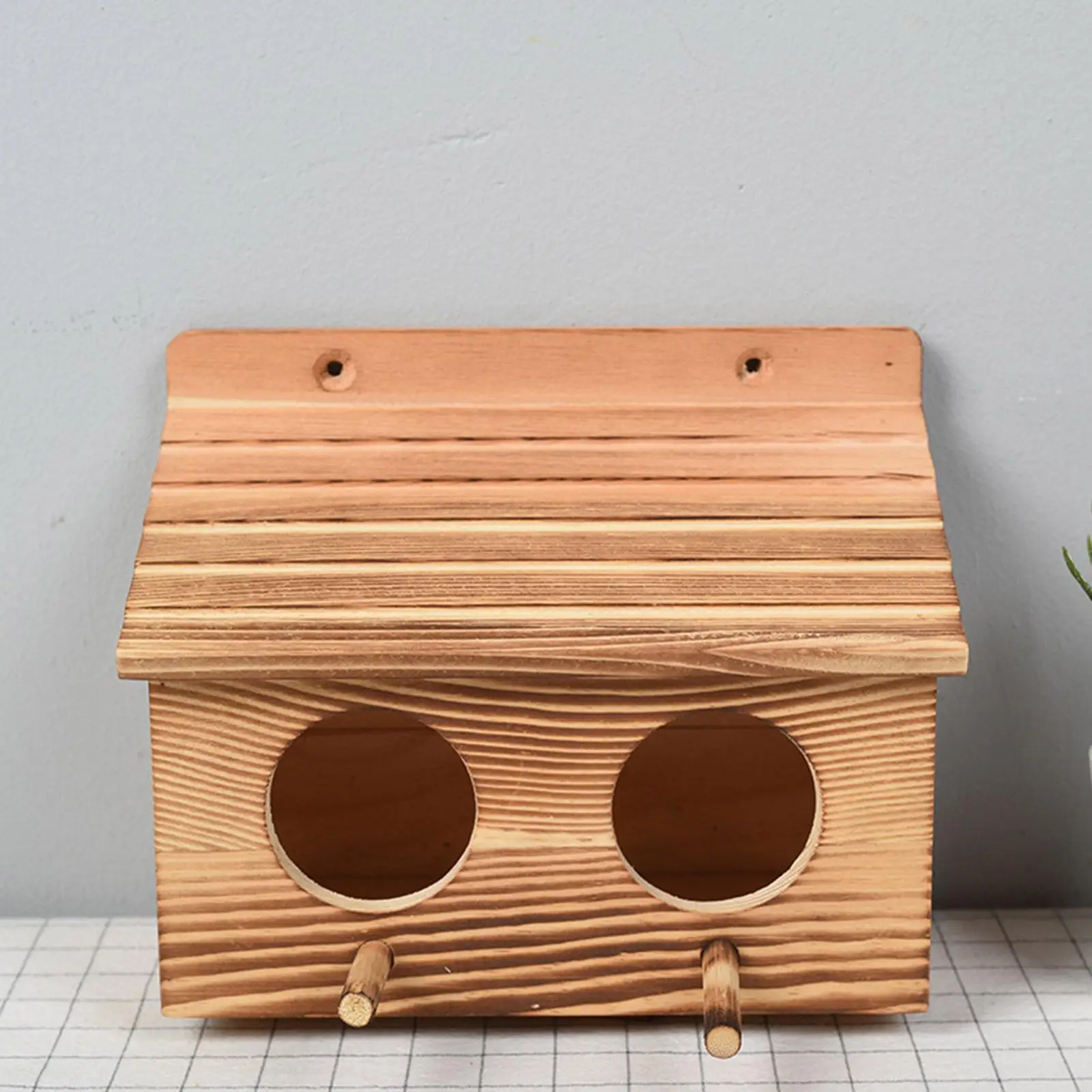 Bluebird Wooden House Outside-, Outdoor And Weatherproof Birdhouse with 