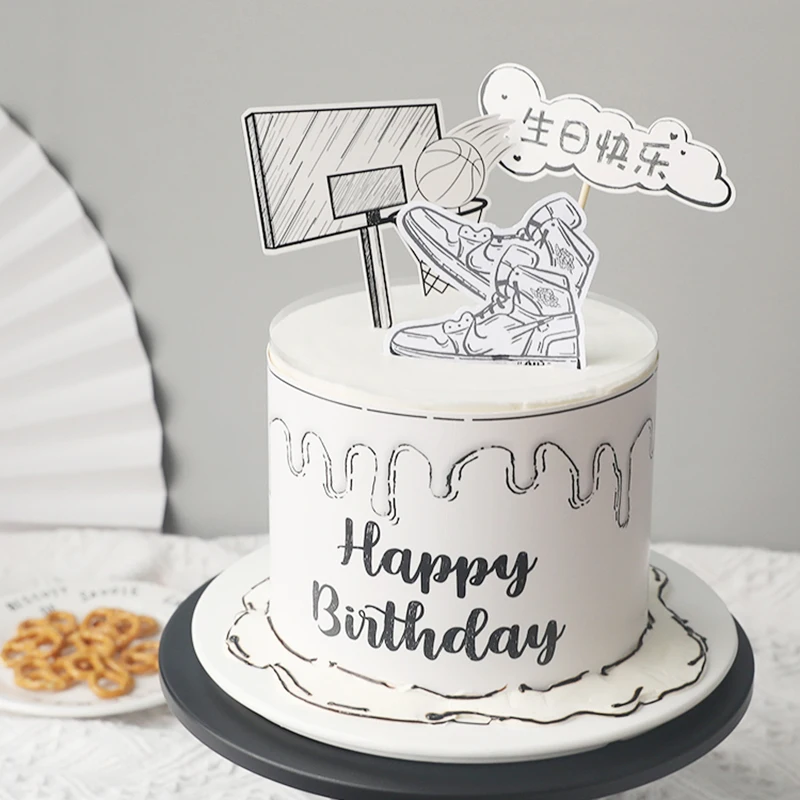 Buy Video Gae Cake Topper Glitter Gae Controller Happy Birthday Cake