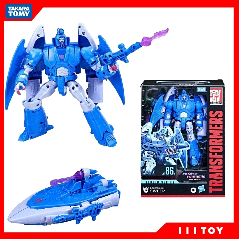 In Stock Transformers Toy Studio Series 86-10 Deluxe Class The Movevie1986 Decepticon Sweeptoys Action Figures Hobby Da Collezione