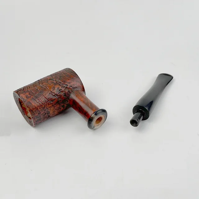 MUXIANG Classic Briar Wood Pipe Acrylic Handmade BeTobacco Pipe Stem  Replacement Smoking Pipe Mouthpieces be0091-be0107 - MUXIANG Pipe Shop