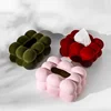 Flocked Tissue Box Geometrically Spherical Bubbles Ball Paper Towel Holder Napkin Holder Tabletop Storage Container Organization 1