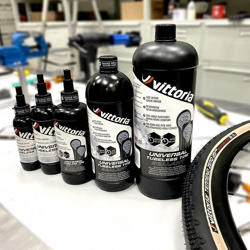 Vittoria Bicycle Tubeless Tyre Sealant Tool Road/MTB Tire Sealant Sealing Machine Protection