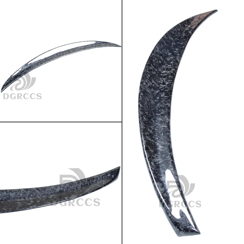 For AUDI A5 S5 RS5 B9 Coupe 2Door HK Style Carbon fiber Rear Spoiler Trunk wing 2017-2025 Carbon Fiber