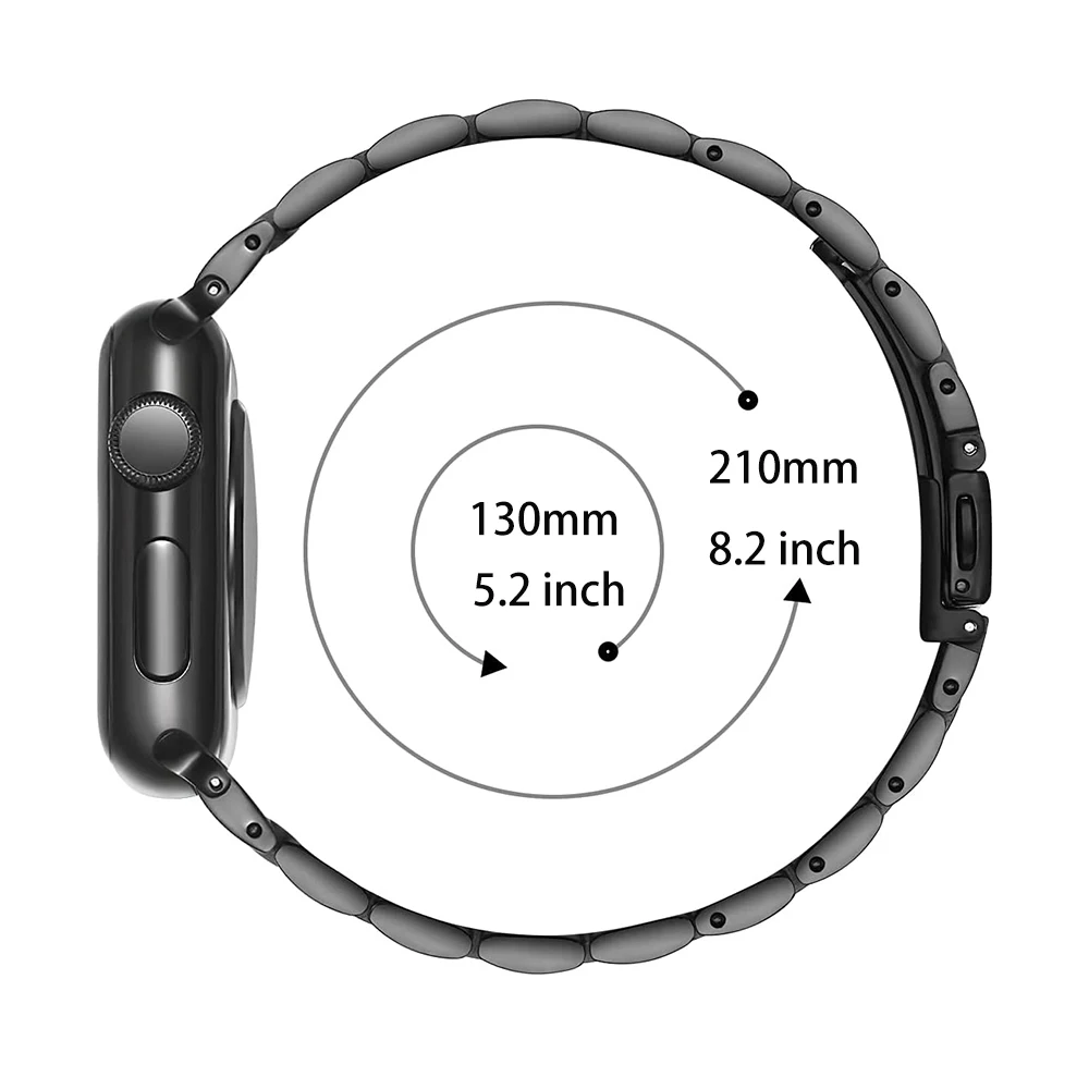 รูปสินค้า สายคาดนาฬิกาสแตนเลสสตีล สำหรับ Apple Watch ทุกขนาด