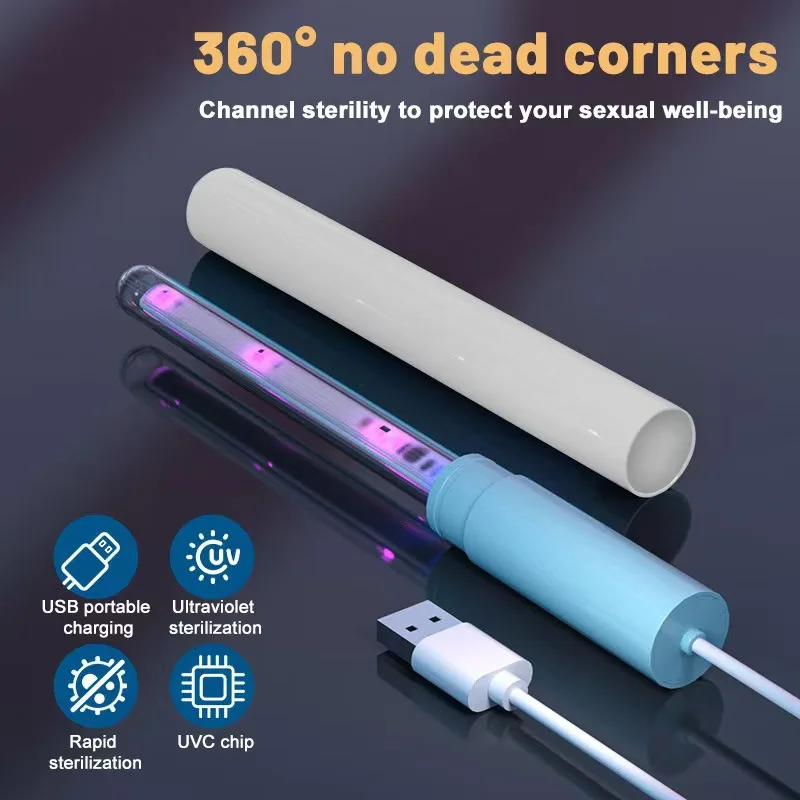 Silicone Doll Channel Heating Rod and Uv-C Ultraviolet Disinfection Lamp Is Used to Securely Disinfect and Sterilize the Private