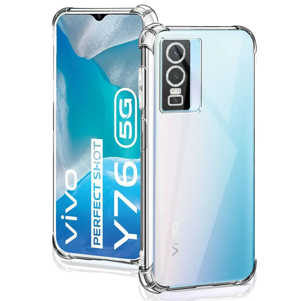 Clear Shockproof TPU Silicone Phone Case with Airbag Protection