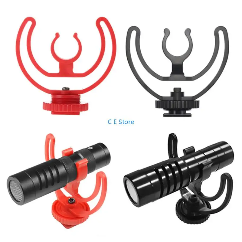 New Camera Hot Shoe Shock Mount With Rycote Lyre Bracket For Rode ...