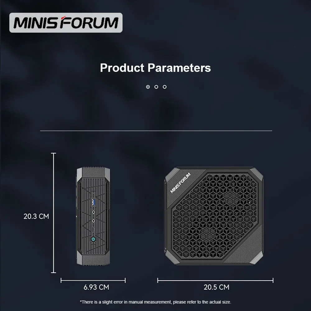 Minis Forum Mini Pc Hx90g Amd Ryzen 9 5900hx Radeon Adm Rx 6600m