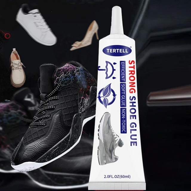  Shoe Glue Shoe Sole and Upper Repair Adhesive 60ml Clear  Waterproof for bonding Broken Leather Shoes, Sneakers, Cloth Shoes, Boots,  Leather Goods : Clothing, Shoes & Jewelry