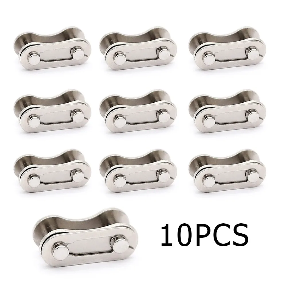 

10Pcs Bicycle Chain Master Links Steel Bike Single Speed Quick Joint Link Connector For Low Rider Kids Bike Cycling Accessories