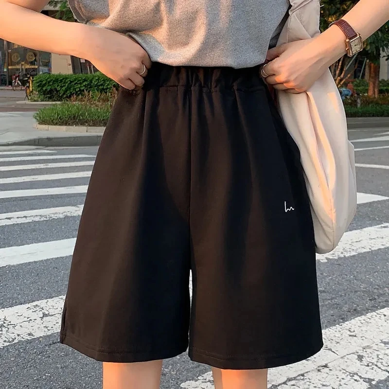 golf shorts Summer Women Cycling Shorts Sweet Casual Harajuku Cotton Sports Loose Wide-leg Elastic Fitness Shorts Pattern Clothing Aesthetic hotpants