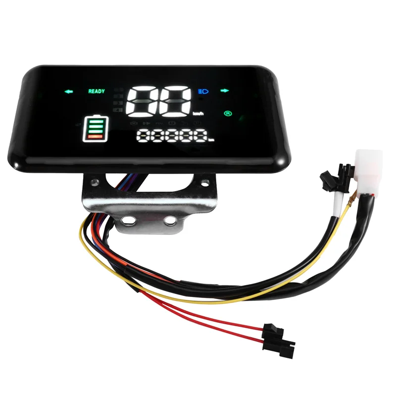 A73E-Per scooter elettrico bicicletta E-Bike 48V-72V LCD tachimetro digitale display a colori - immagine 4