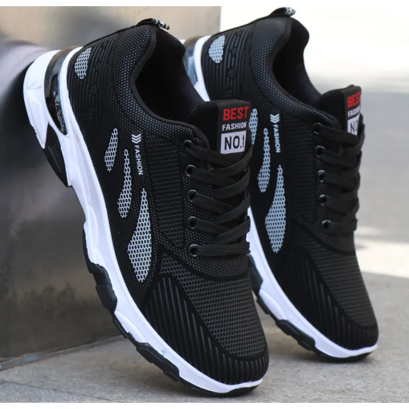 2022 New Casual Shoes for Men Spring Autumn Lace UP Breathable Mesh