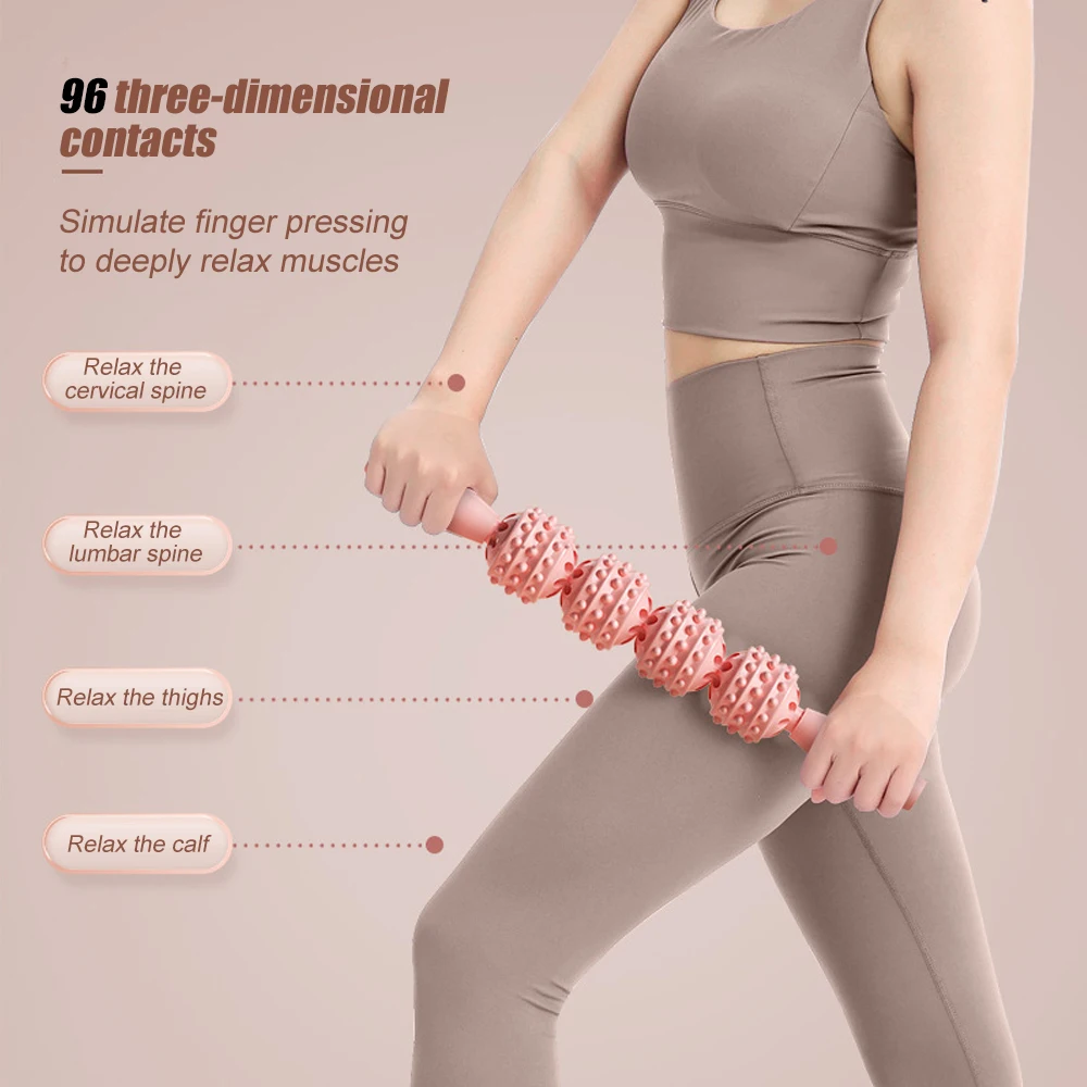 Marteau De Massage Rouge Avec Bonne Flexibilité - Bâton De Massage Pour Détente à La Maison, Neuf Sous Blister