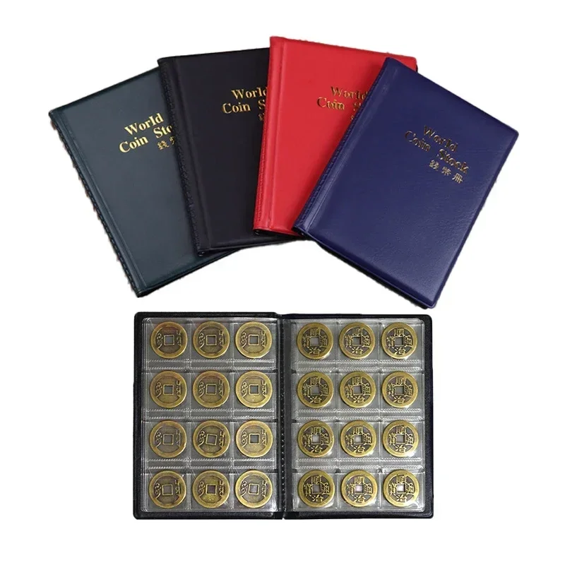 Coin Collection Album 120 Pockets Holders Scrapbook for Coins Collection