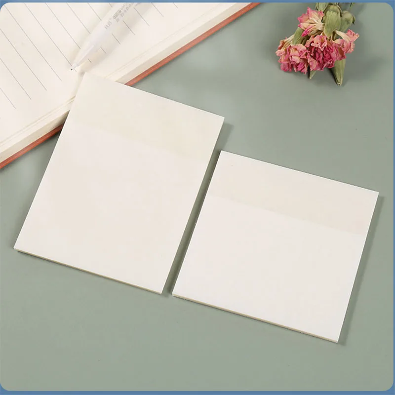 Sticky notes 100 sheets transparent scrapes stickers note pads posted it paper clear notepad school stationery office supplies