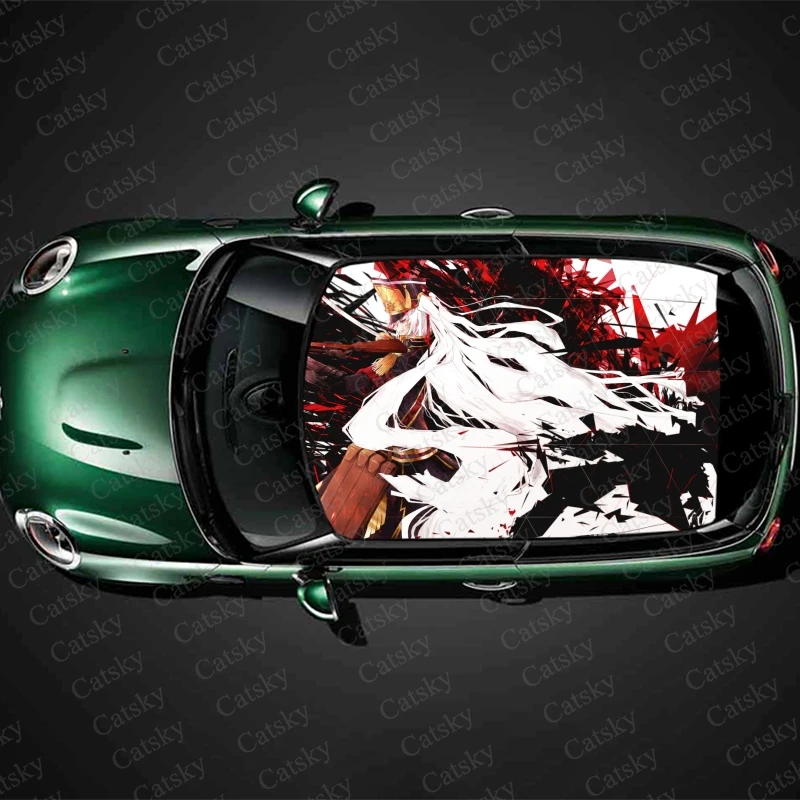 

Re Creators anime Car stickers decals car roof sunroof decoration stickers vinyl wrap modified itache car stickers decals