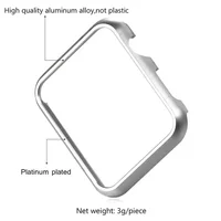 Pour iWatch SE série 10 9 8 7 étuis en aluminium or accessoires pour Apple boîtier de montre 46mm 42mm cadre de protection de pare-chocs en métal 4