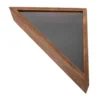 Triangle Wooden Flag Case Flag Storage Box Wood Protective Cover Included Patriotic Decor Triangle Flag Holder Folded 4