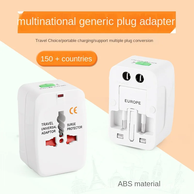 Travel Plug Converter Travel Conversion Socket Multi-Function Plug Converter Global Universal Conversion Plug Travel Plug-in Socket